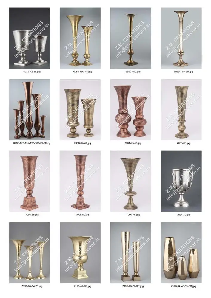 Hot Selling Modern Design Metal Vase Home Decor Metal Home Decoration For Home And Hotels Customized Size And Shape