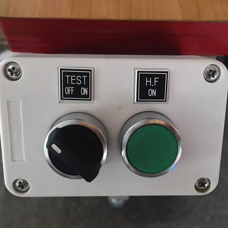 mesin las high frequency kulit asli plastik pvc untuk blister kartu sikat gigi embossing logo