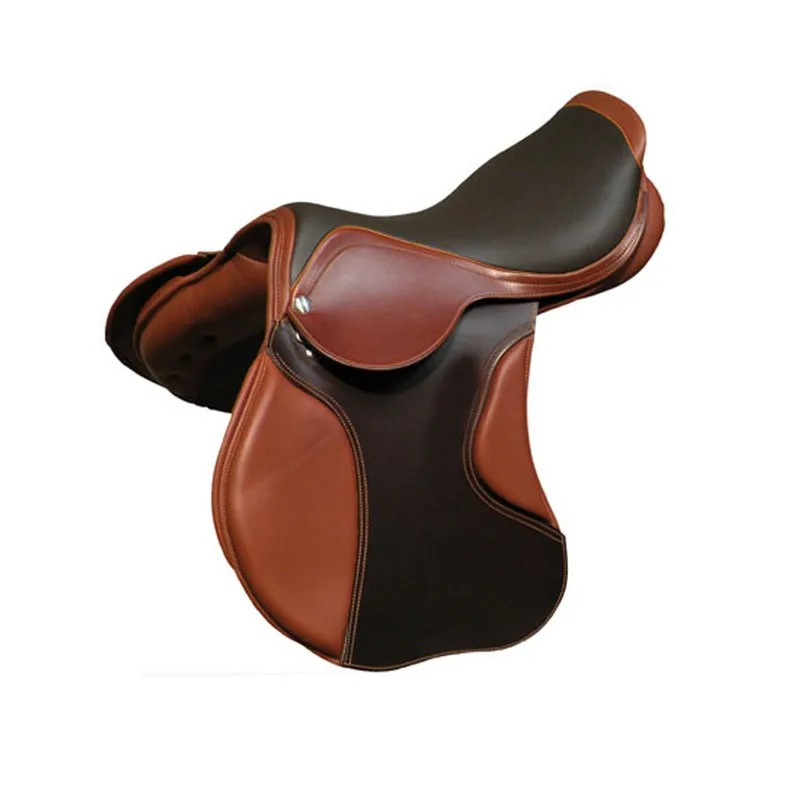 
High Quality Horse Racing Saddles Pure Leather Bates Advanta Saddle 