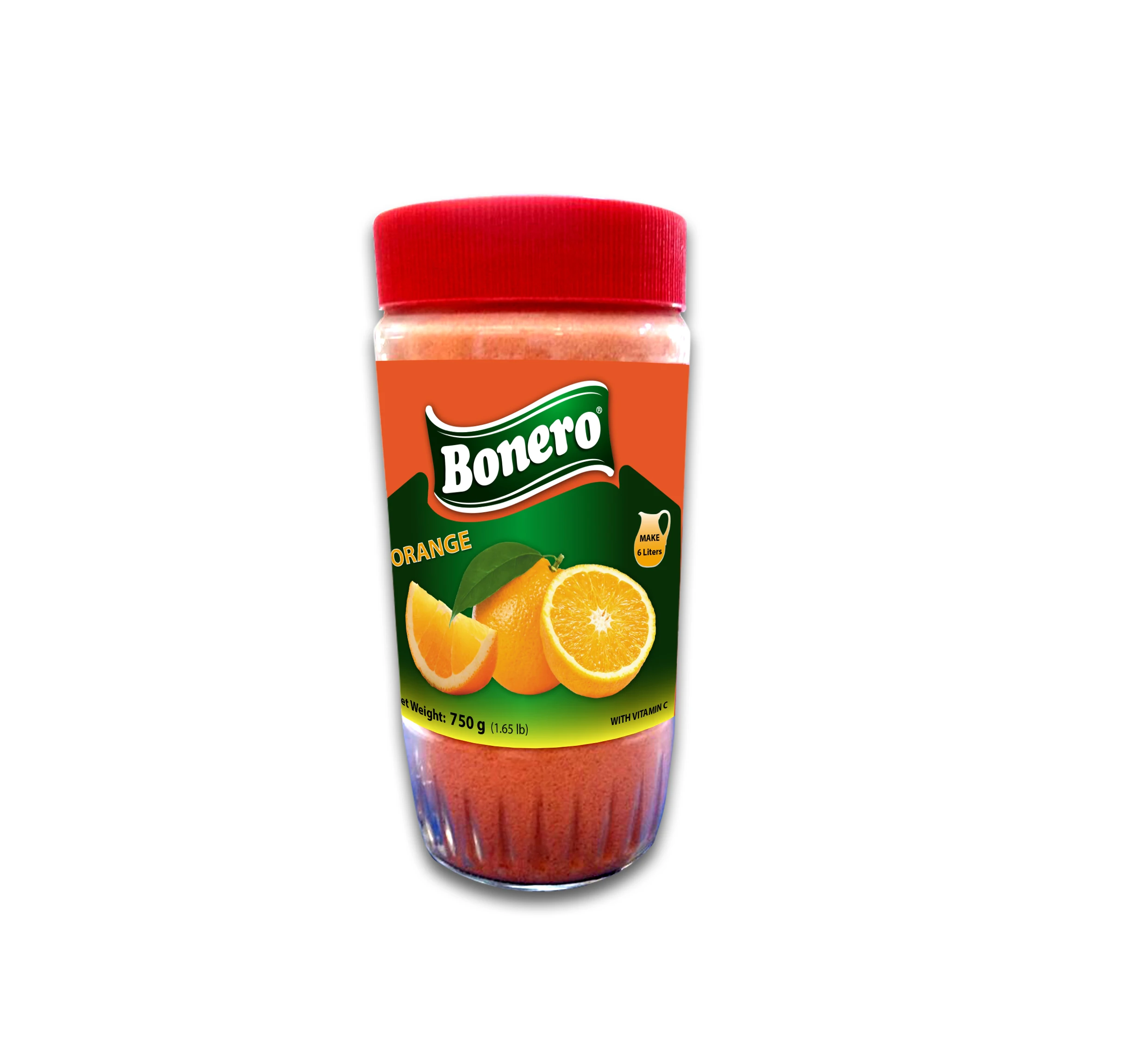 Bonero Orange powder drink with vitamin c in plastic bucket 2.5kg supplierfrom turkey