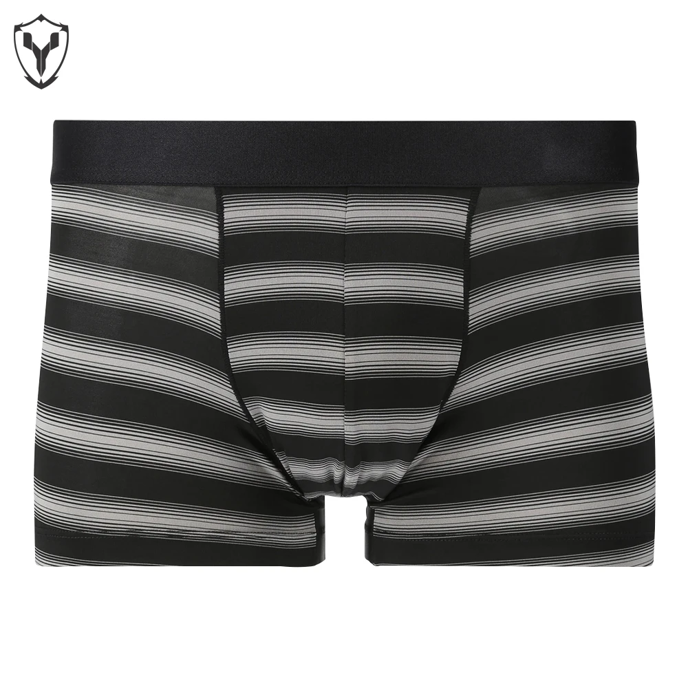  Трусы-боксеры новые модные мужские Бесшовные трусы с индивидуальным принтом логотипа простроченное стильное нижнее белье