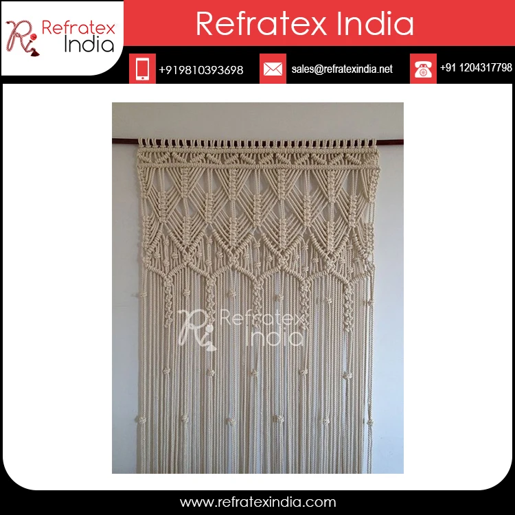 Hot Selling Women Fashion Macrame Curtain With Lowest Price