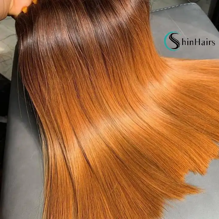 Wholesale color hair extensions Human Bone Straight Remy Hair Extensions made in Vietnam
