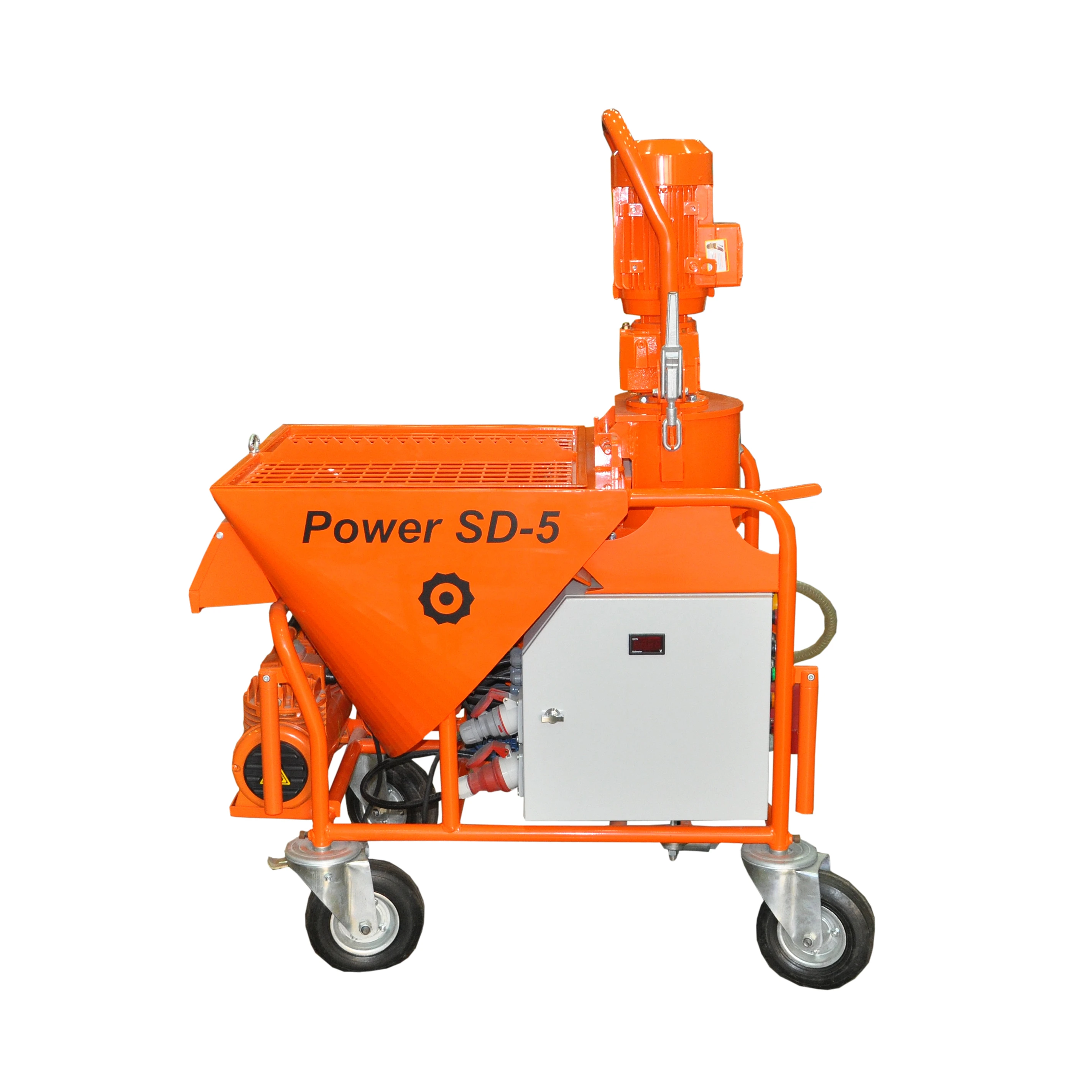 High Quality Wall Dry Mortar Cement Plastering Spraying Machine Made in Turkey New 380 V Power SD 5