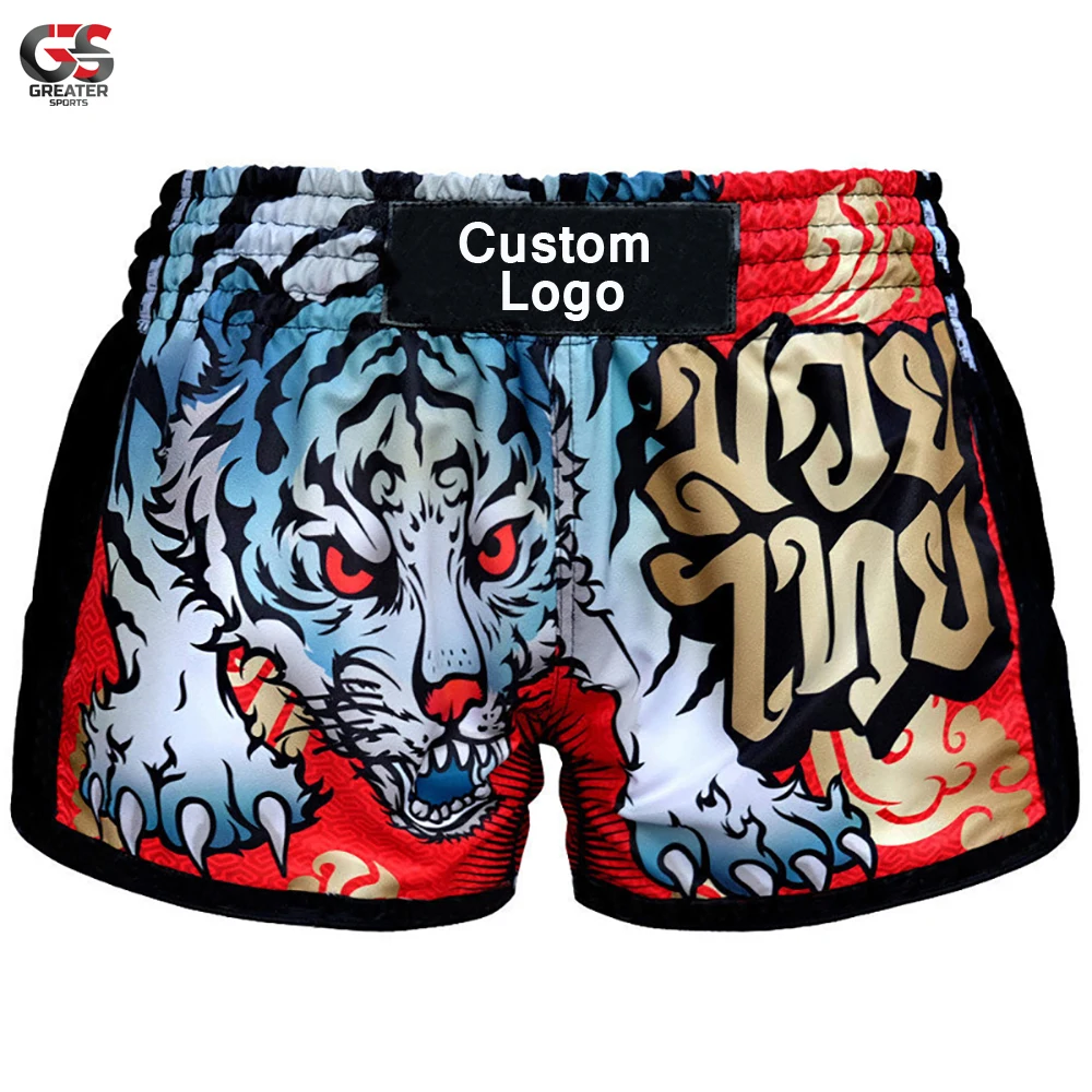 Wholesale Factory Made High Quality Custom Design OEM Services Training Men Professional Kickboxing Shorts