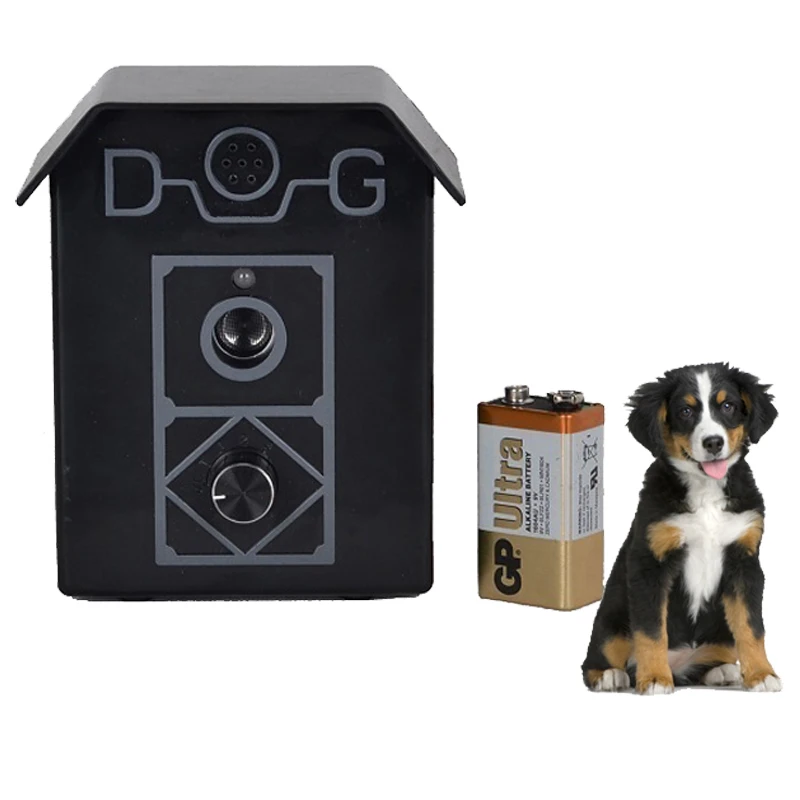 Pet products rainproof Outdoor dog repeller ultrasonic dog barking control deterrent for dogs