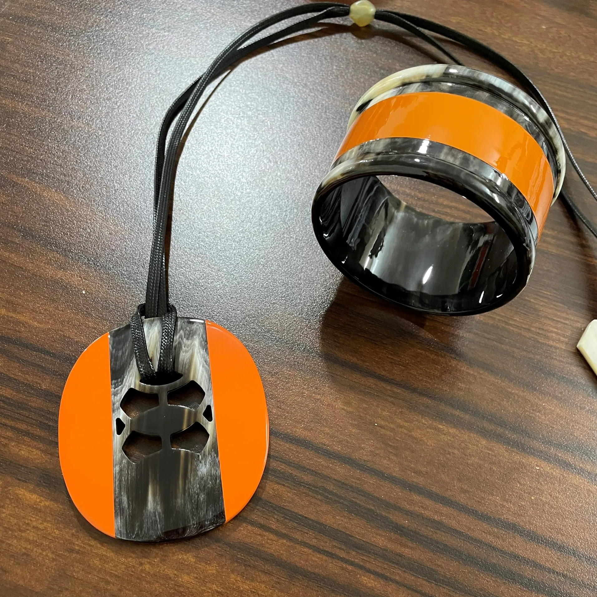 Wholesale HORN CHAIN Lacquer 100% Handmade RecycledBuffalo, Necklace, Horn Jewelry Made in Vietnam