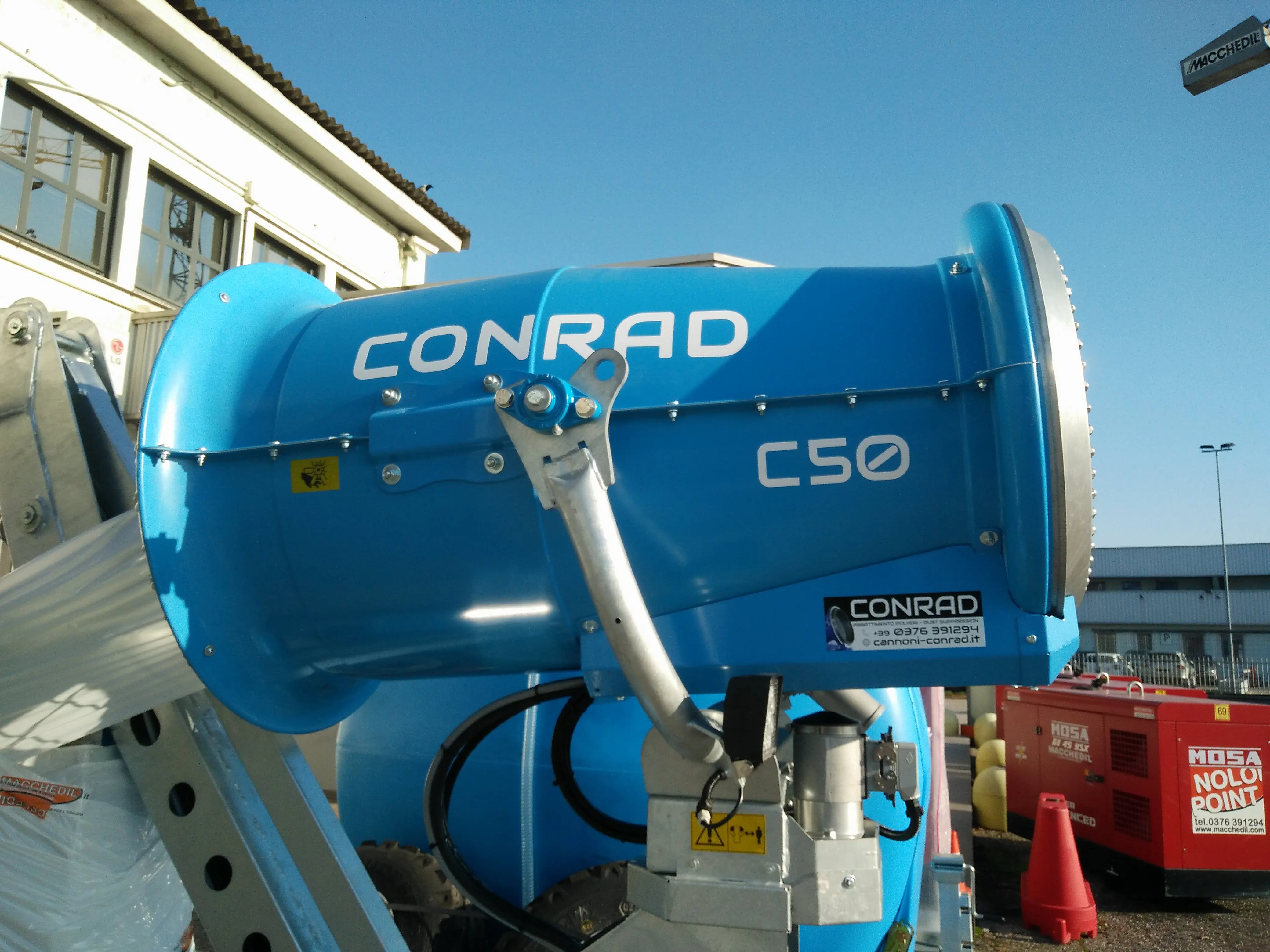Полностью автоматическая система подавления пыли CONRAD C50 на башне и ПЛК-Сделано в Италии-для