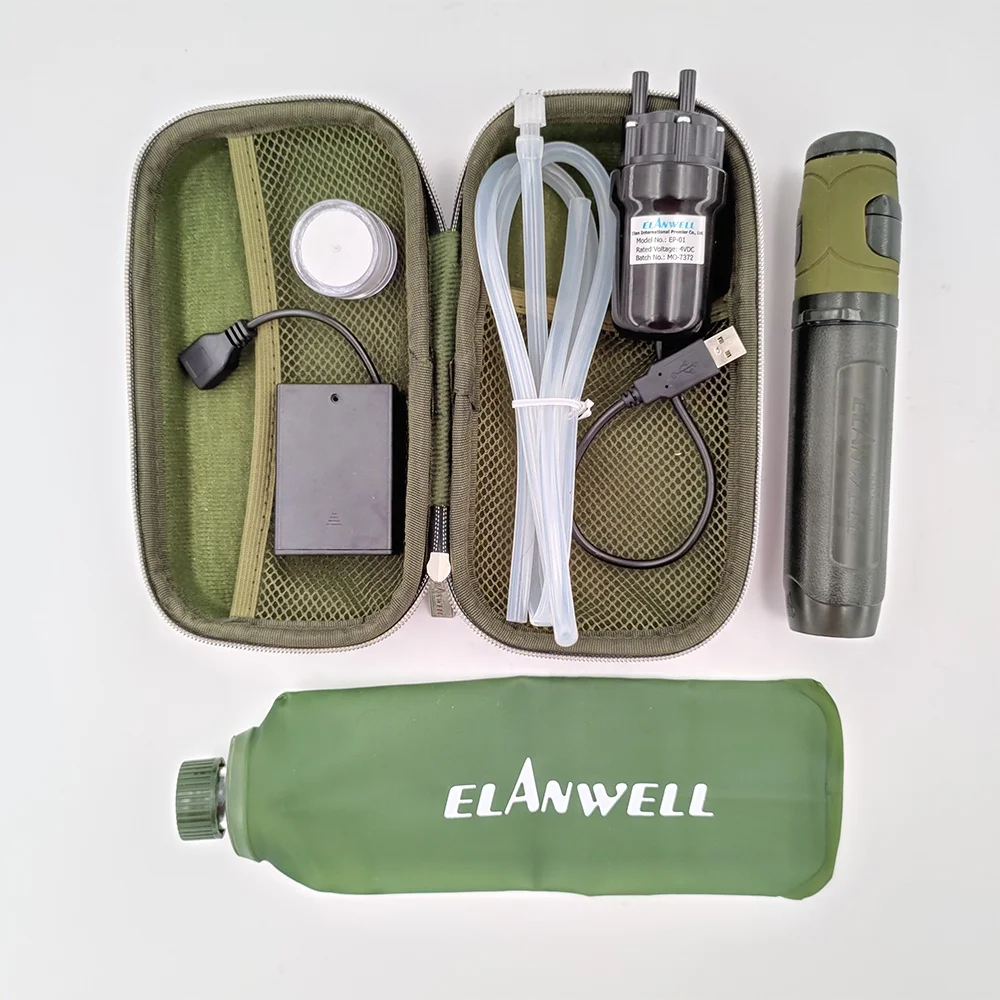 
caravan travel trailer outdoor portable water with USB pump virus removal 