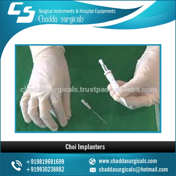 Ведущий оптовый продавец самый продаваемый пластиковый корпус с иглами из нержавеющей стали имплантеры Choi от индийского экспортера