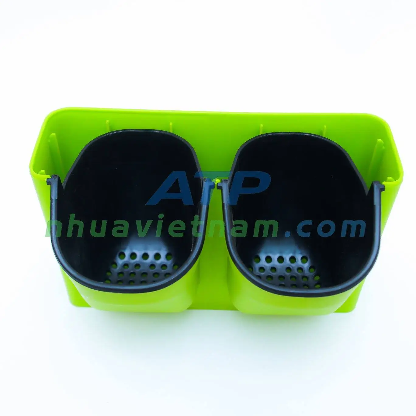 New Product Plastic Wall Hanging Planter Pot Two Compartment