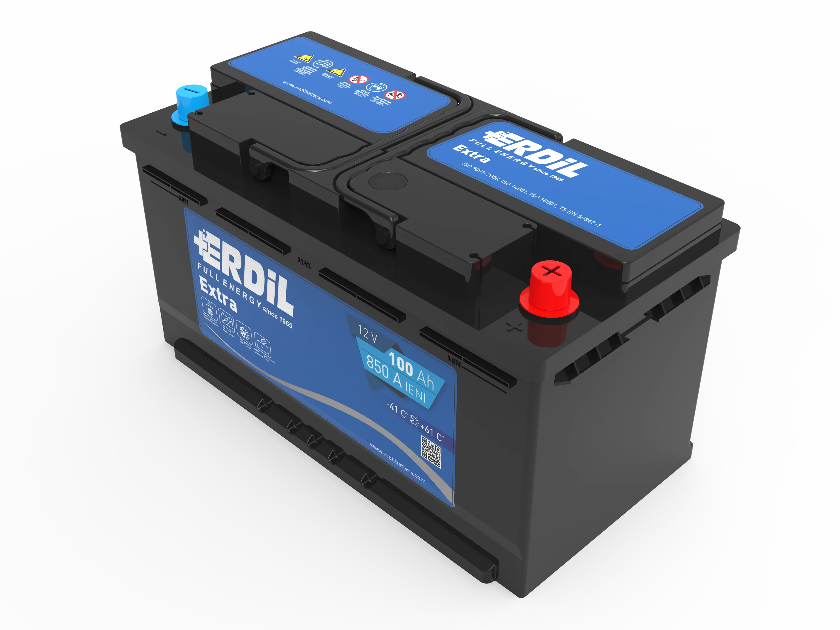 100 Ah Erdil Standard Car Battery