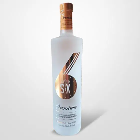 Водка After Six Premium Corn 750 мл (40% ABV)