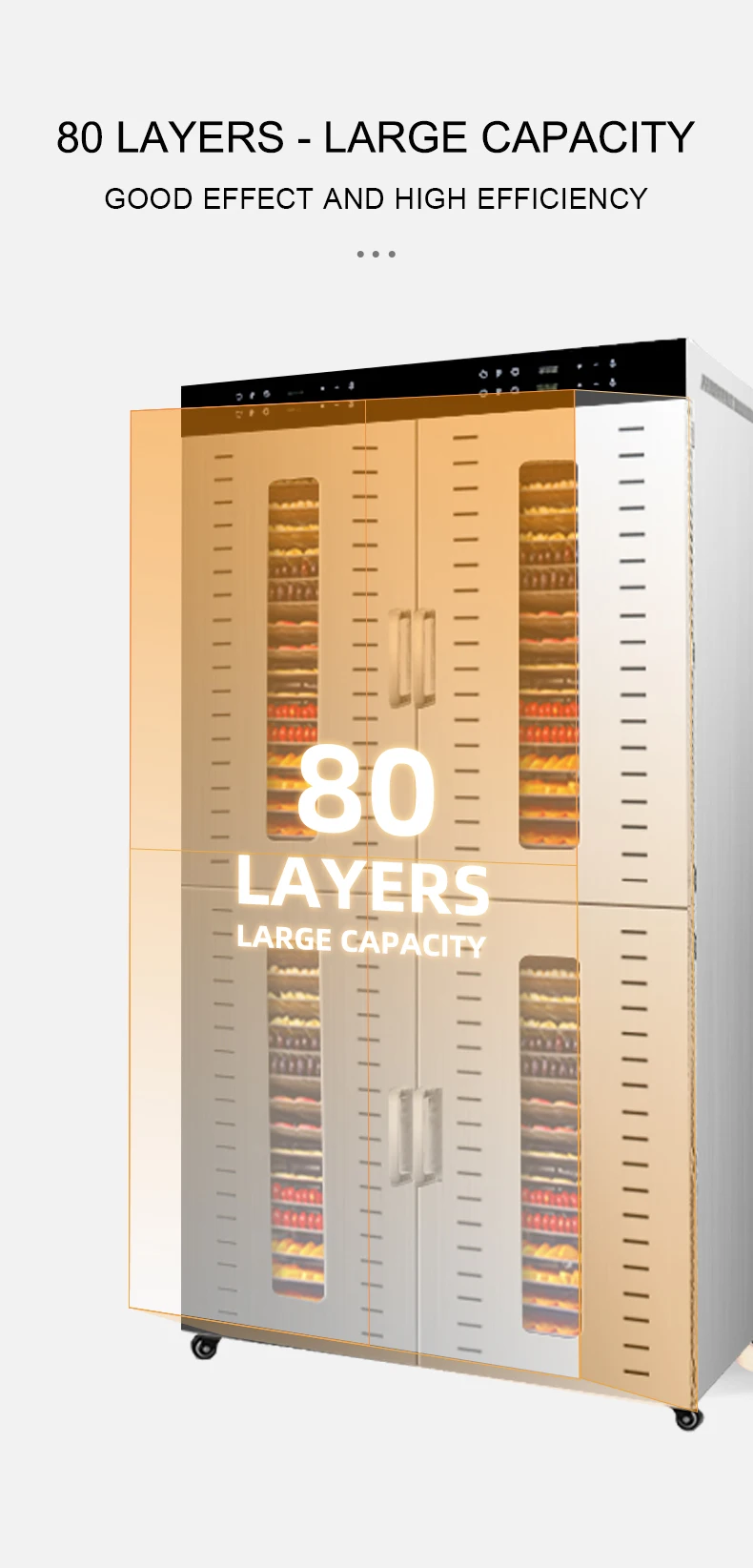 80 Layers Top Manufacturer Industrial High Quality Dehydrator And Drying Machine