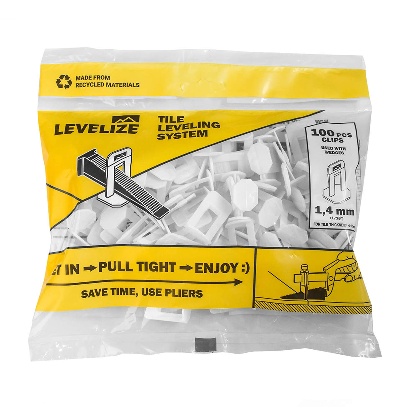 Tile leveling spacers 1.4 mm