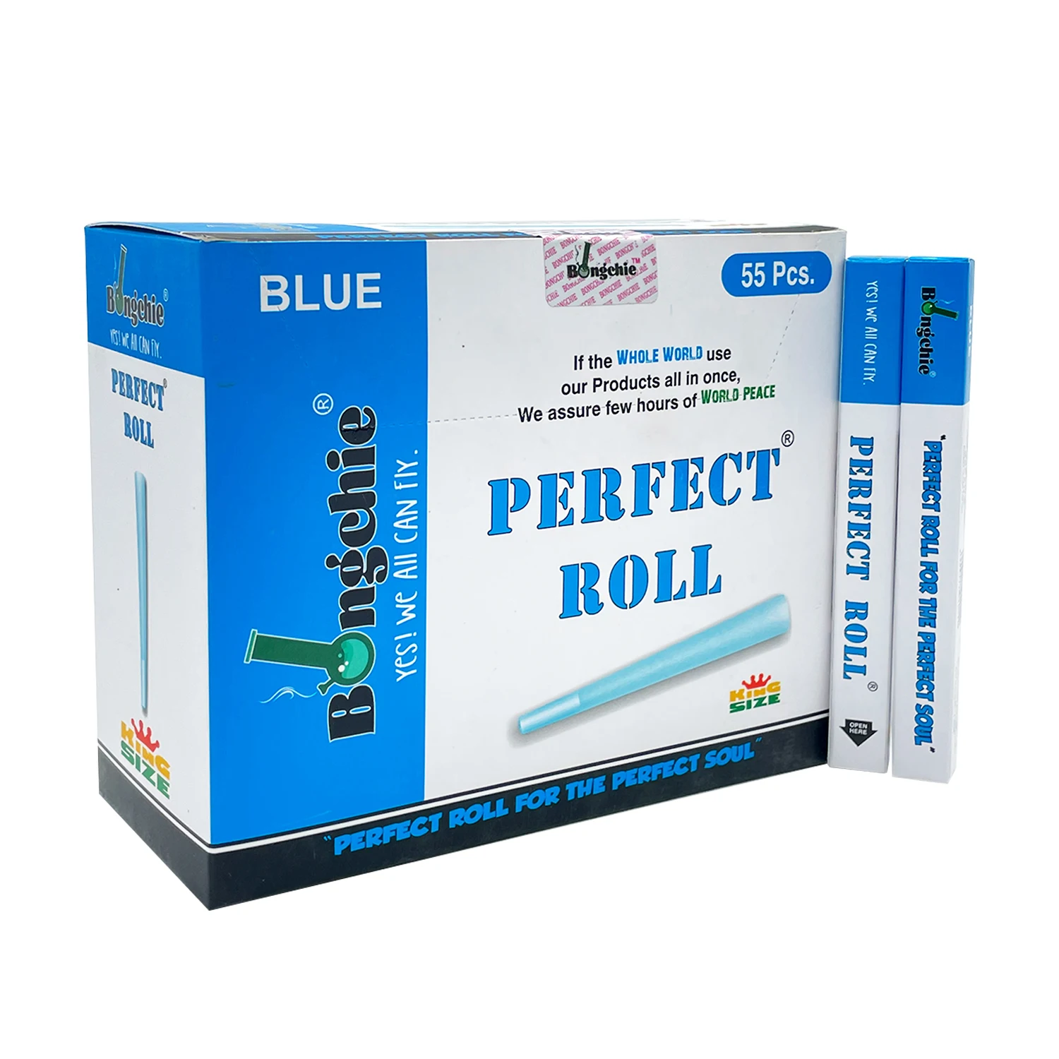 Лучшее качество с лучшим количеством идеальных предварительно свернутых конусов синего цвета для курения конусов в толстой бумаге