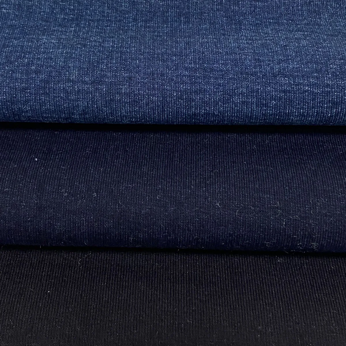  В наличии вязаная джинсовая ткань 67% хлопок 29% ПП 4% спандекс 445gsm Тяжелая французская махровая