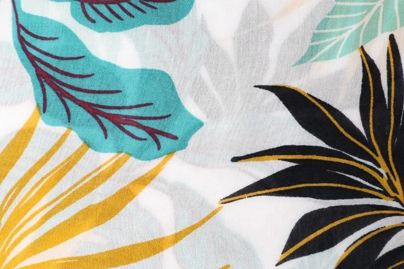 
Custom Design Floral Printed Viscose Fabric 100% Viscose Fabric 