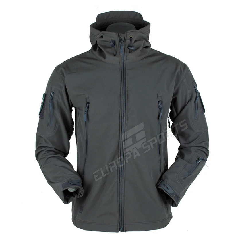 
Wholesale Outdoor Softshell Breathable Army Coat Hoodie Waterproof Camping Hunting Military Tactical softshell Jacket 