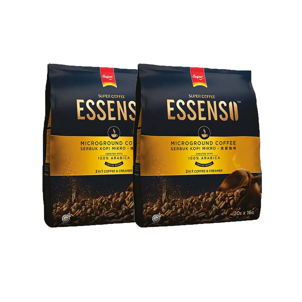 Однородное кремовое пиво без сахара, 100% Арабика, кофейные зерна 2 в 1, мгновенное приготовление микромолотого кофе Essenso