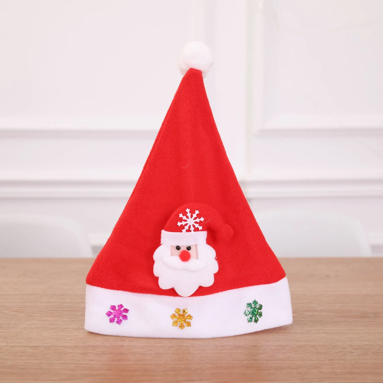  Рождественские шапки шапка Санты для детей и рождественские очки рождественской праздничной вечеринки