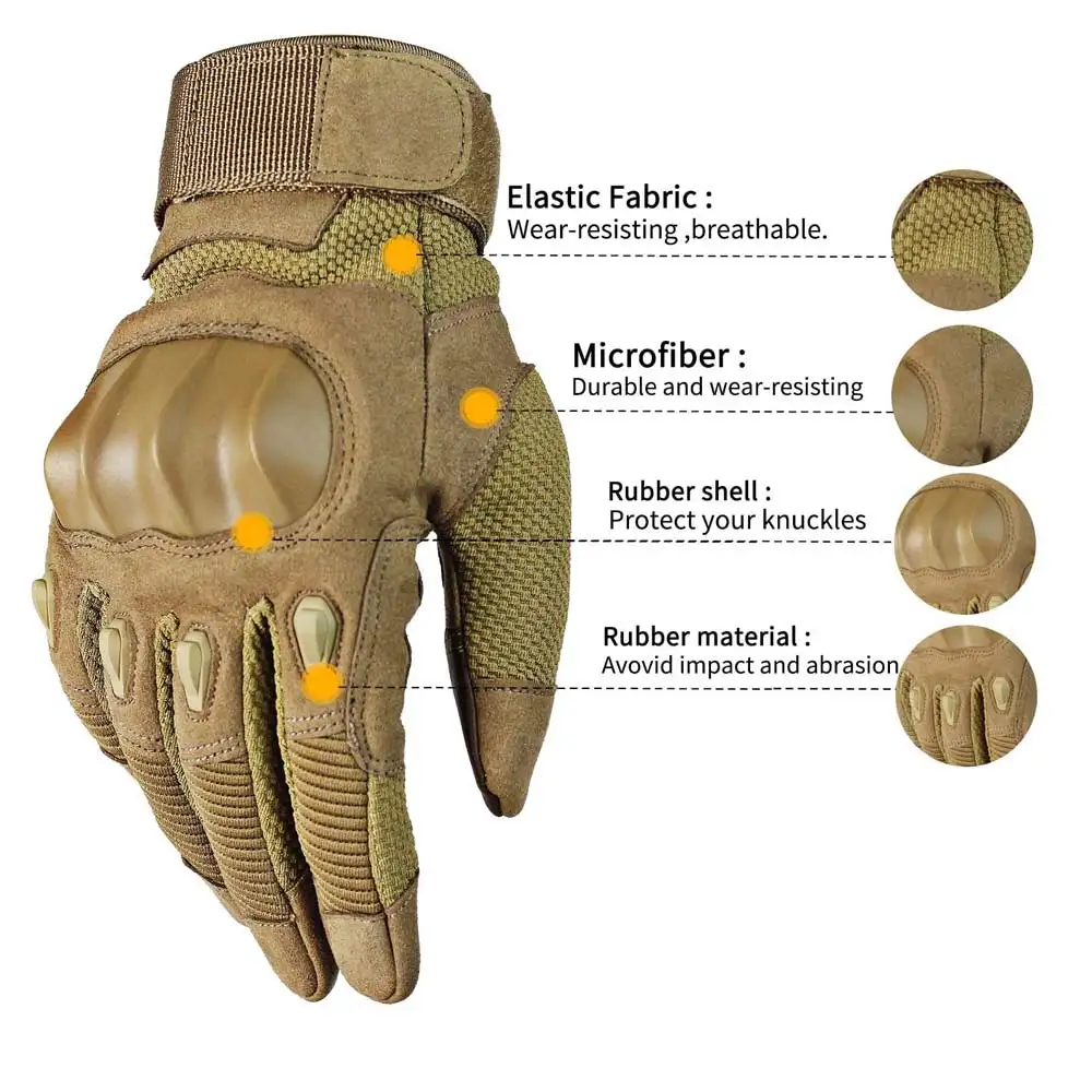 New 2022 Motorbike Winter Tactical Cycling Custom Guantes De Mtb Dirt Bike Genuine Leather Gloves Motorbike Riding Gloves