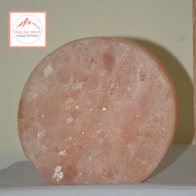 
Round Shape Himalayan Natural Himalayan Rock Cooking Salt Serving Plates,Tiles and Slabs for BBQ ,Grills and Cooking 