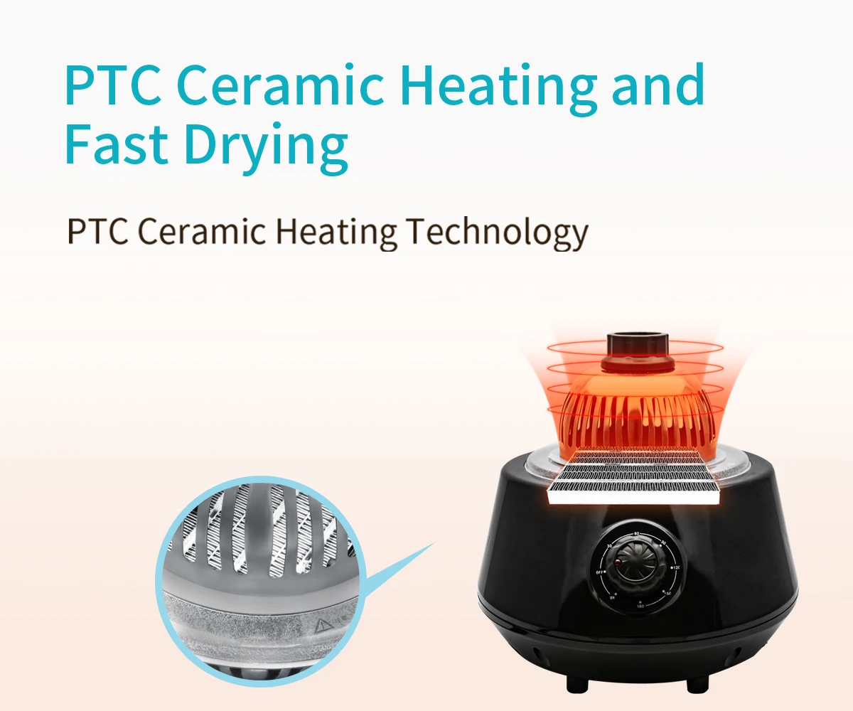 Portable clothing heat dryer for shoes and clothes