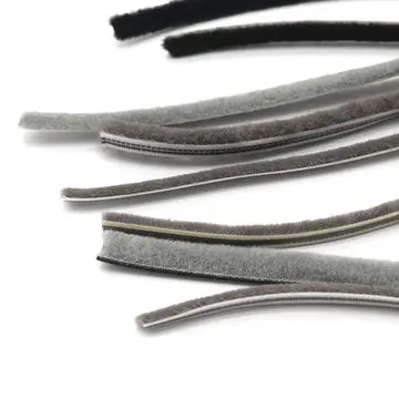 Waterproofing Wool Pile Weather Strip Cheap Price Silicone Wool Pile Gasket For UPVC And Aluminum Doors And Windows