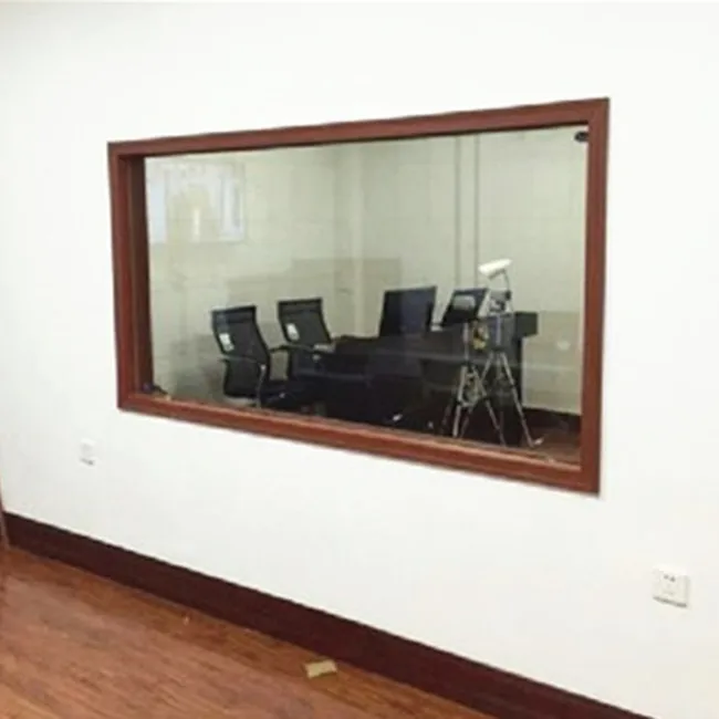 6mm Thick Bronze Tinted Mirror Glass Price , Large Two Way Acrylic See-through Mirror