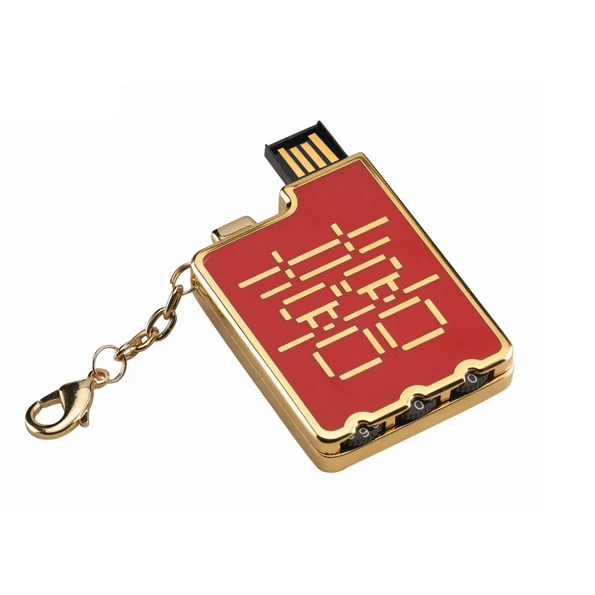 Chinese stylish combination padlock for wedding gift wit SanDisk chip