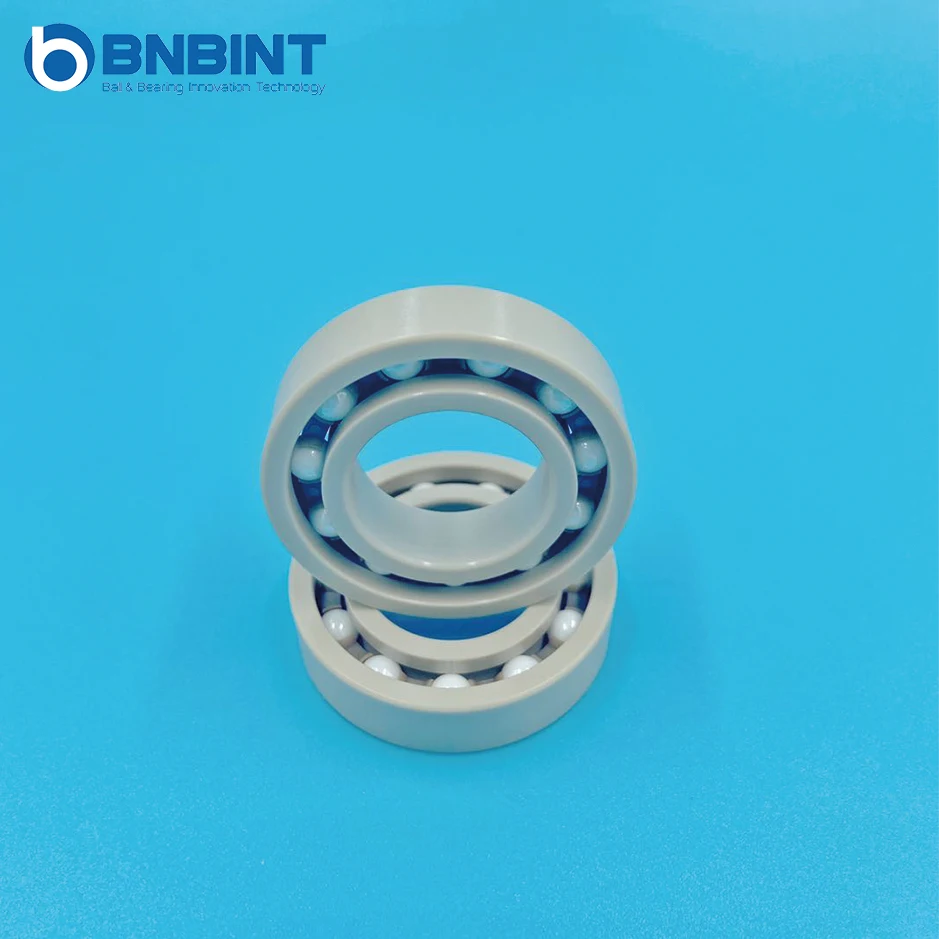 
Plastic Bearing PEEK Bearing Peek ball ZrO2 ball Si3N4 ball 6904 6905 6906 