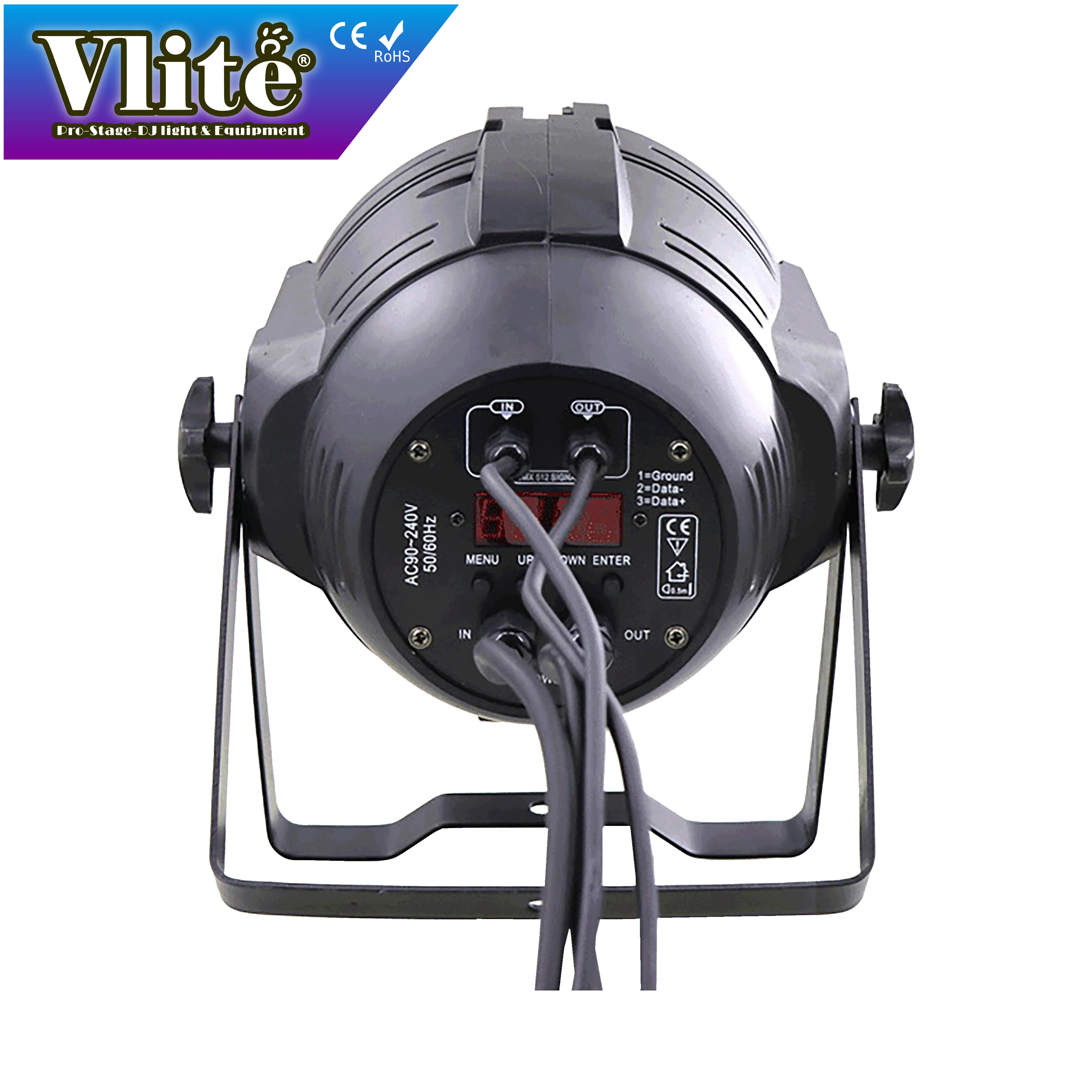 Cheap 4PCS X 50W LED PAR 2-Color COB Spotlights Pixel Control White Warm White Beam RGBW Aluminum Body DMX512 Wireless