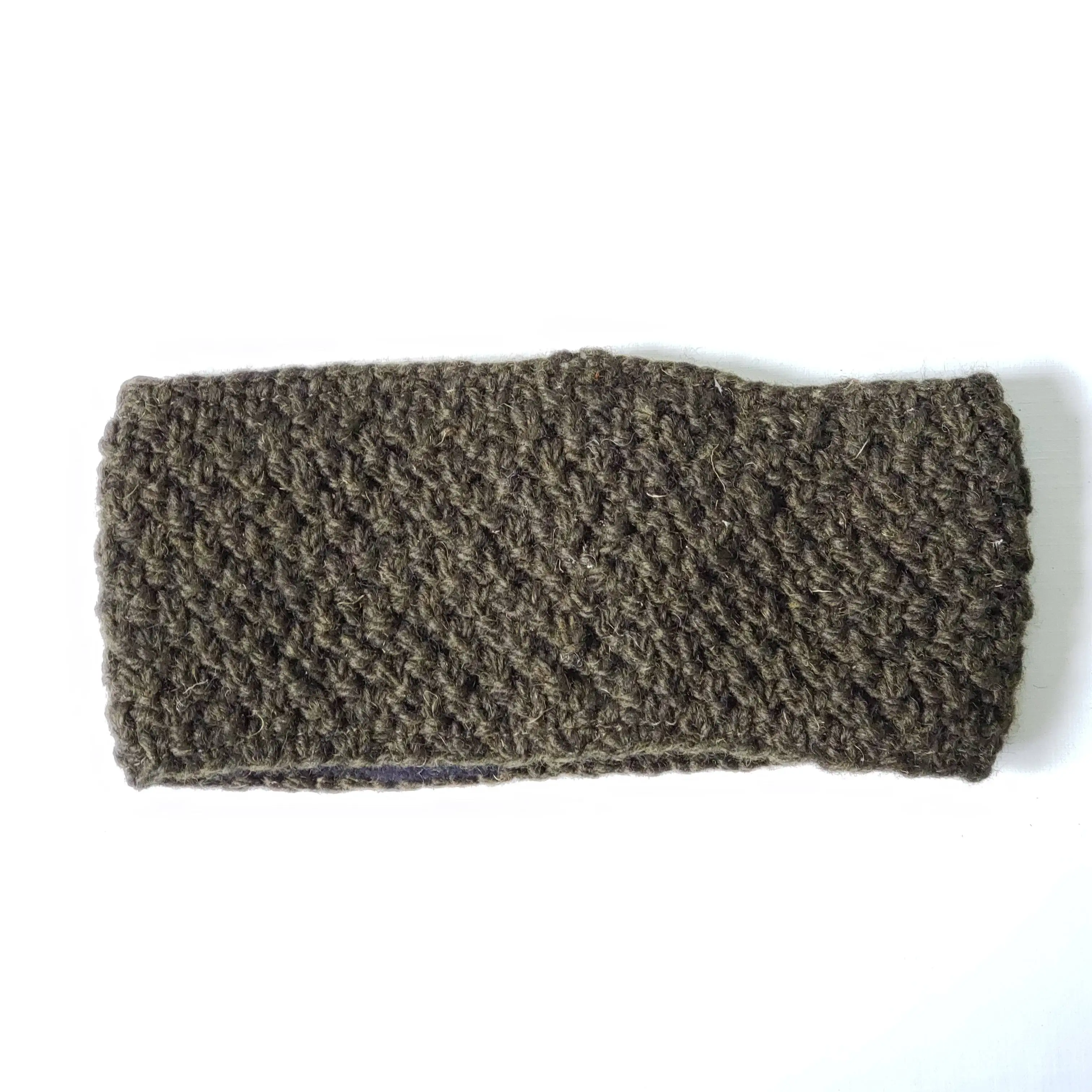 Winter Facemask Earmuff Wholesale Beautiful Women Girl Headband Earmuff Knitted 100% Wool Made in Nepal
