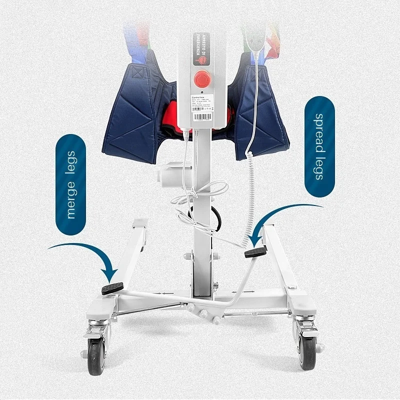 KSM-210 Hoyer Foldable patient  lift electric patient transfer lift hoist nursing aids 250 w Iron or aluminum alloy