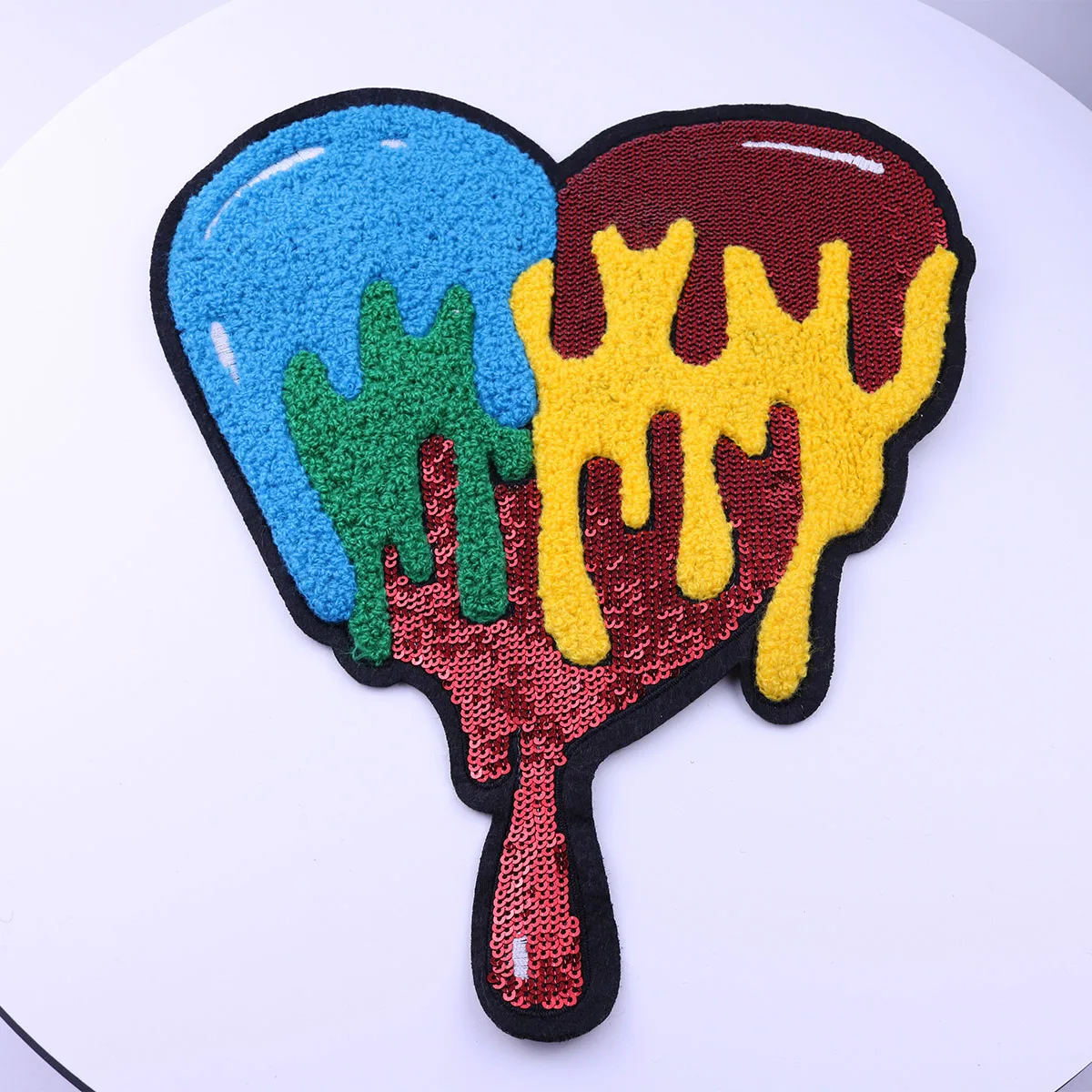 
whole sale 100%cotton unisex custom 3d chenille patches colorful letters casual towel embroidery two piece short and shirt 