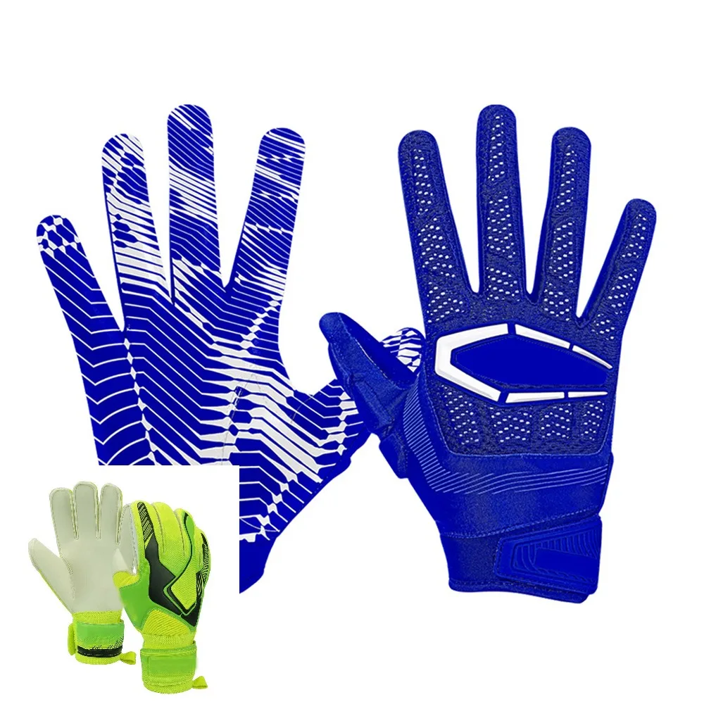 
Goalkeeper Gloves german latex with finger holder Customized Professional Competition Soccer 