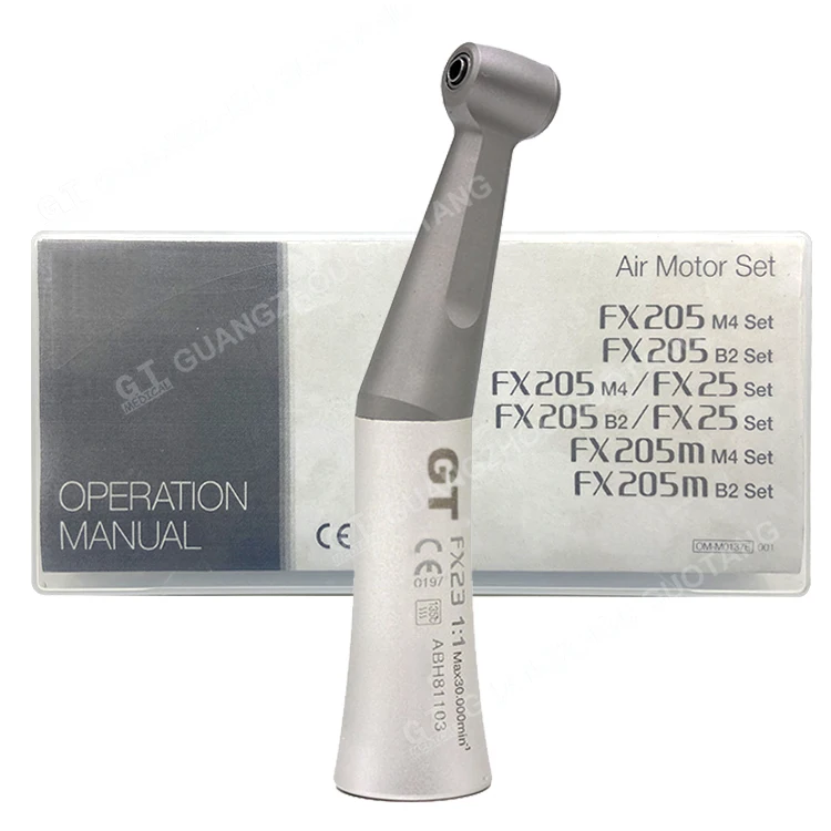 FX Series Dental Low Speed Push Button Contra Angle Handpiece