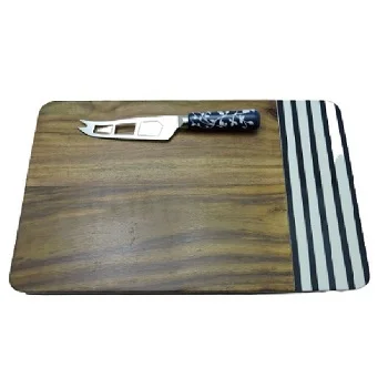  100% натуральная разделочная доска для овощей/сыра с элегантным ножом дома отеля и ресторана