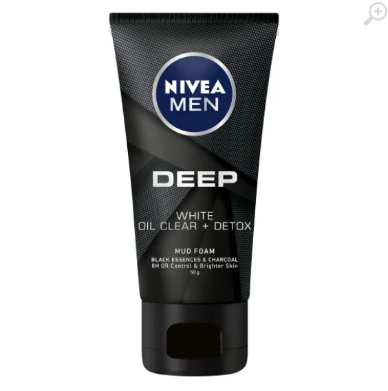Wholesale Nivea Men Cleanser Deep White oil Clear 50G x 24 Pcs
