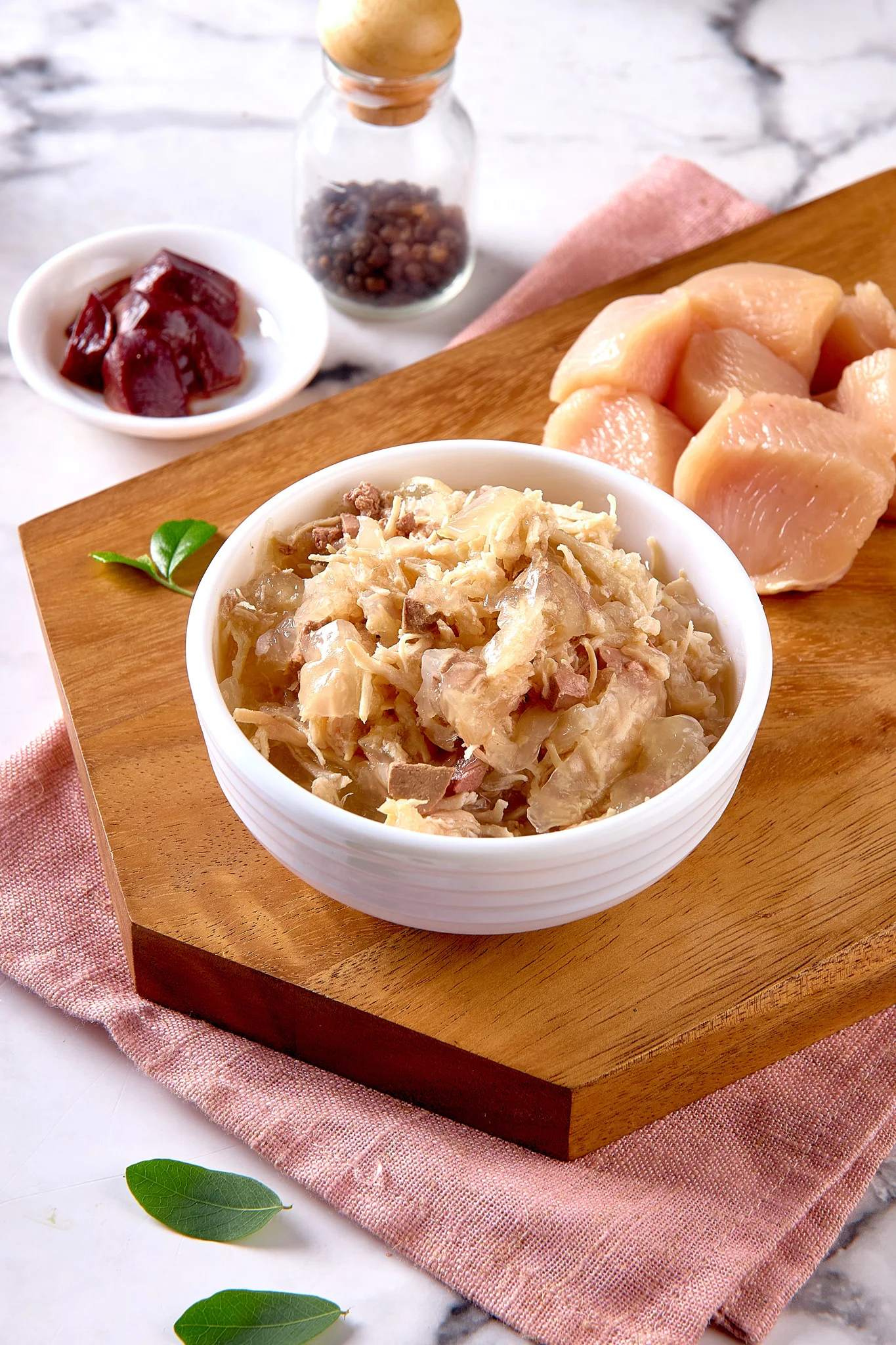 Atlas Cat Can Chicken with Chicken Liver in Jelly - Thailand Premium Cat Food in Can Delicious Canned Pet Wet Food