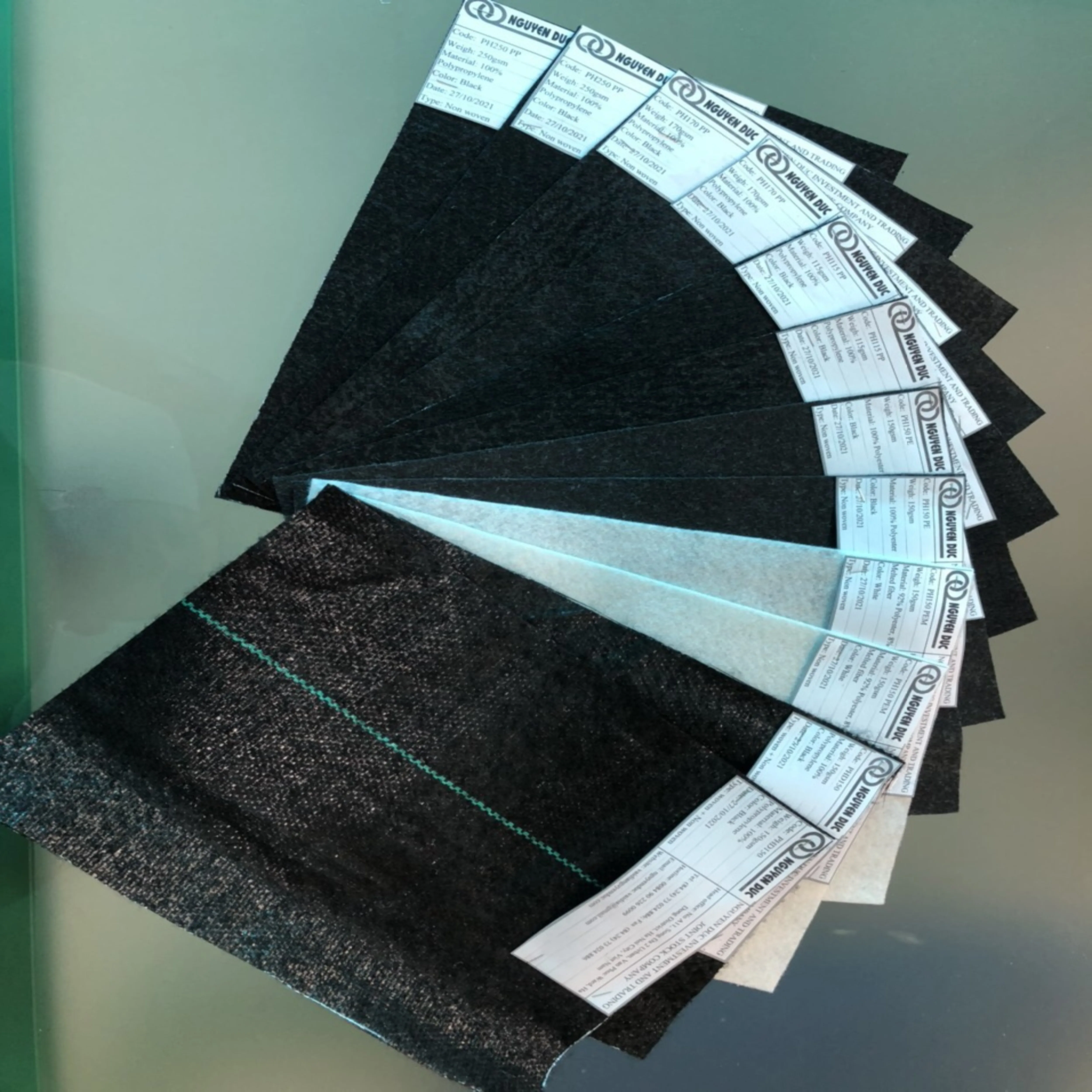 Direct Sale Geotextile 100 PP Non Woven Nonwoven Fabric Viet Nam Soft Bag Chinese Style Time Film Furniture Color Feeling Design