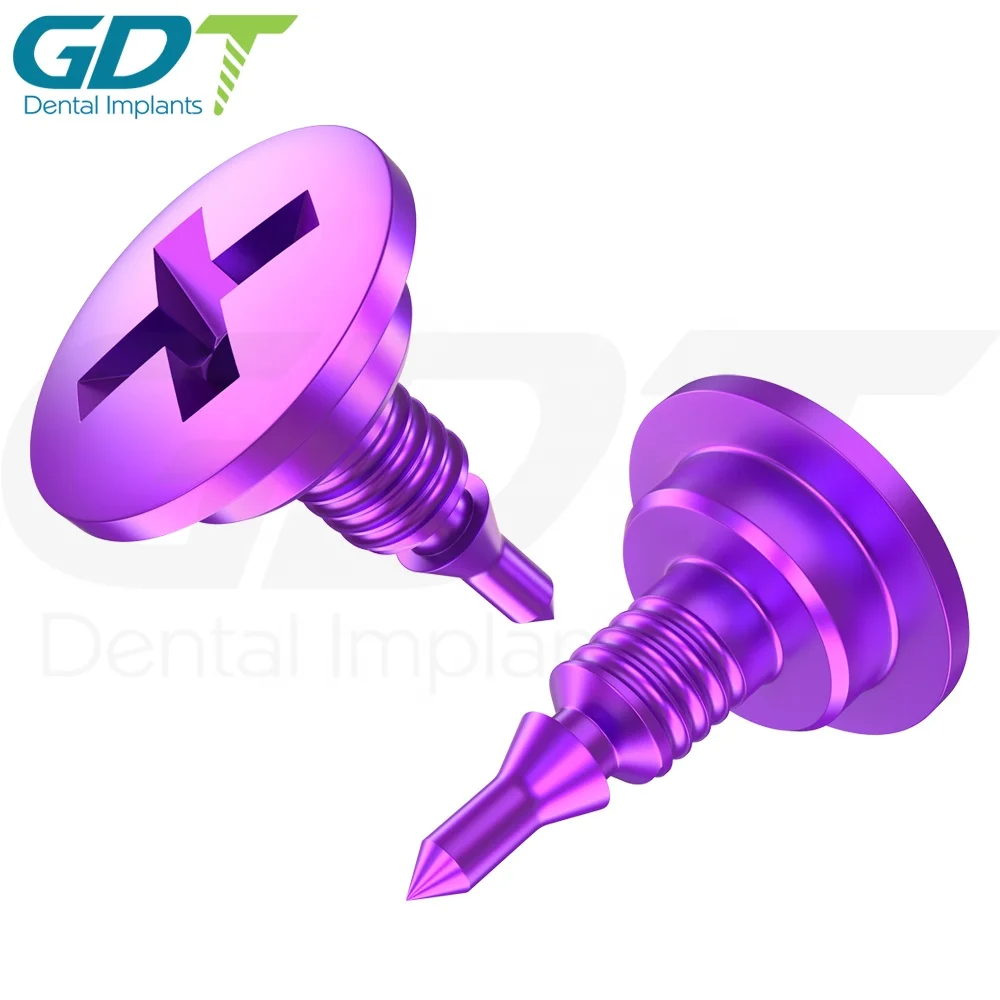 GBR System Bone Tac Screw Diameter 3.5mm Red Case Mesh Membrane Fixation Dental Implant