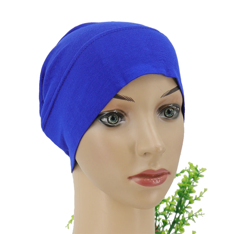 2018 Модный Новый головной убор, внутренняя трикотажная шапка, Нижний шарф, Женский хиджаб, шляпа, оптовая продажа