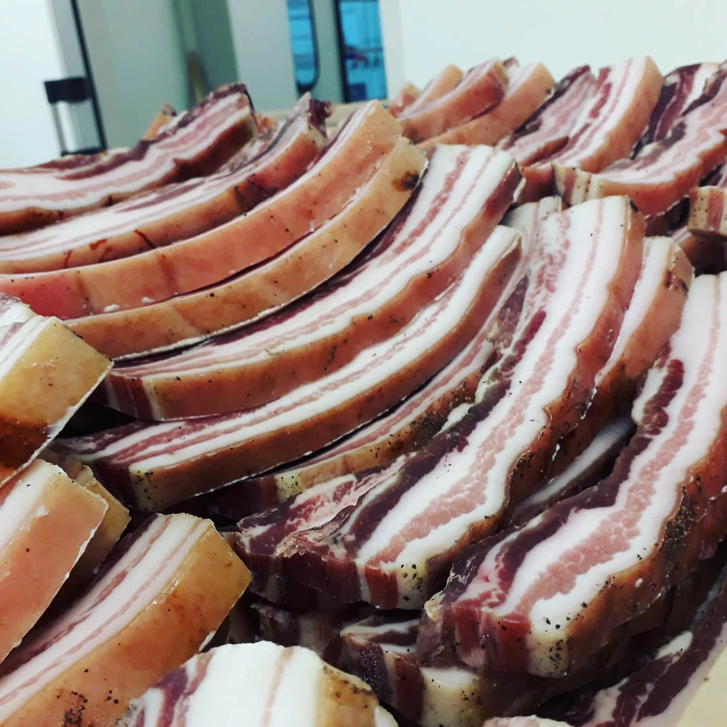 Top-quality Italian cured SMOKED PORK BELLY for sale