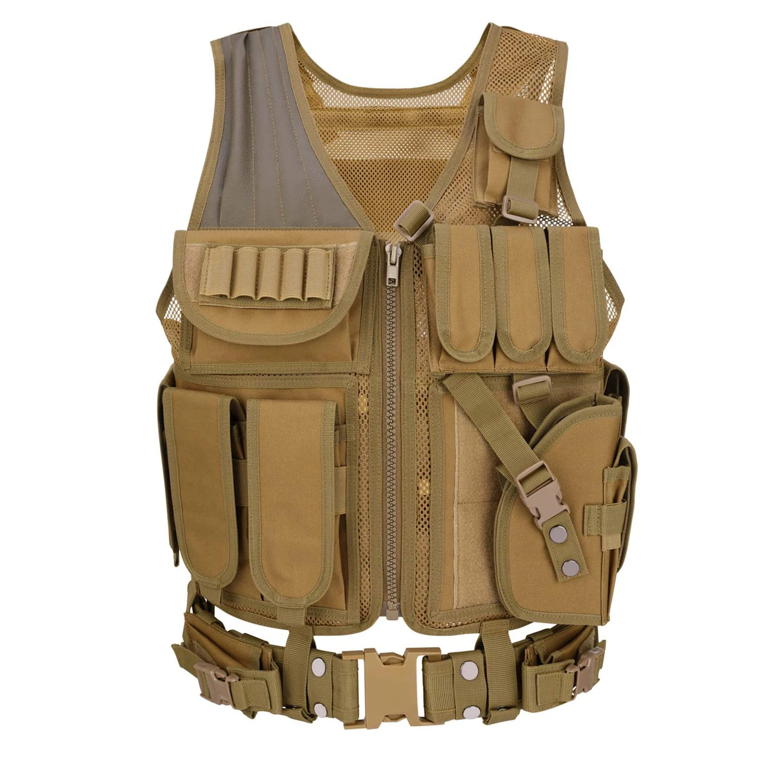 Hot Sale low price bulk quantity paintball tactical vest Combat Police Military Paintball  Plate Carrier Molle Tactical Vest