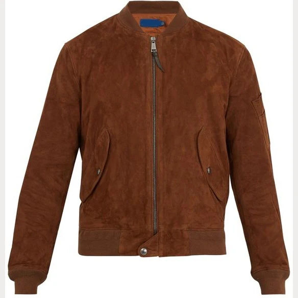 Мужские куртки-бомберы из алькантары оригинальное качество OEM-сервис индивидуальный дизайн модная замшевая куртка