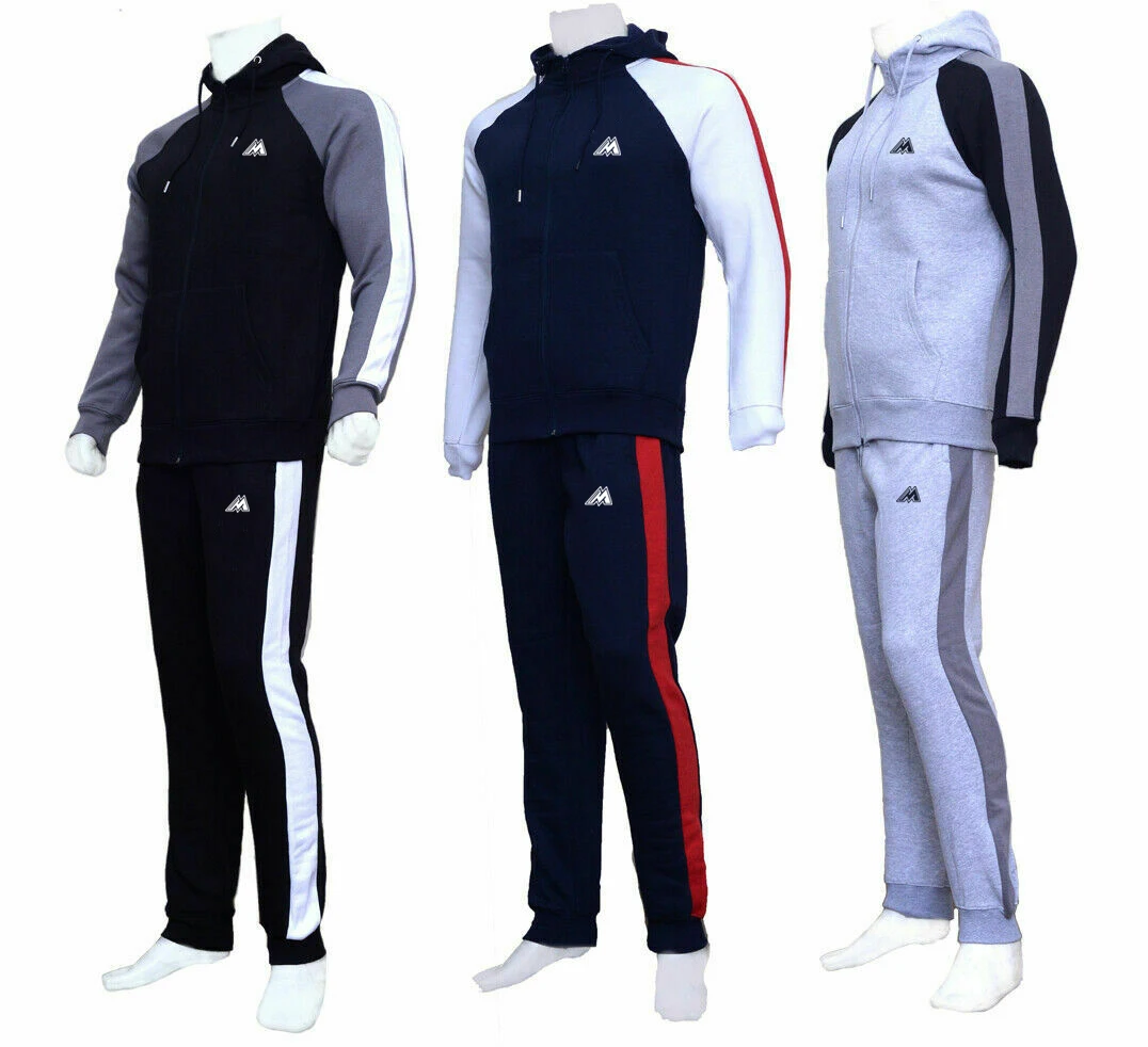 Мужские полиэстер изготовленным на заказ логосом полный комплект спортивной одежды Полуботинки молнии с воротником-стойкой и Jogger встроенные трикотажные костюмы для мужчин женщин тренажерный зал тренировочный костюм