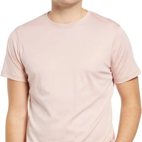 Ready to Ship Trendy Men Knitted Crew Neck Basic T-Shirt