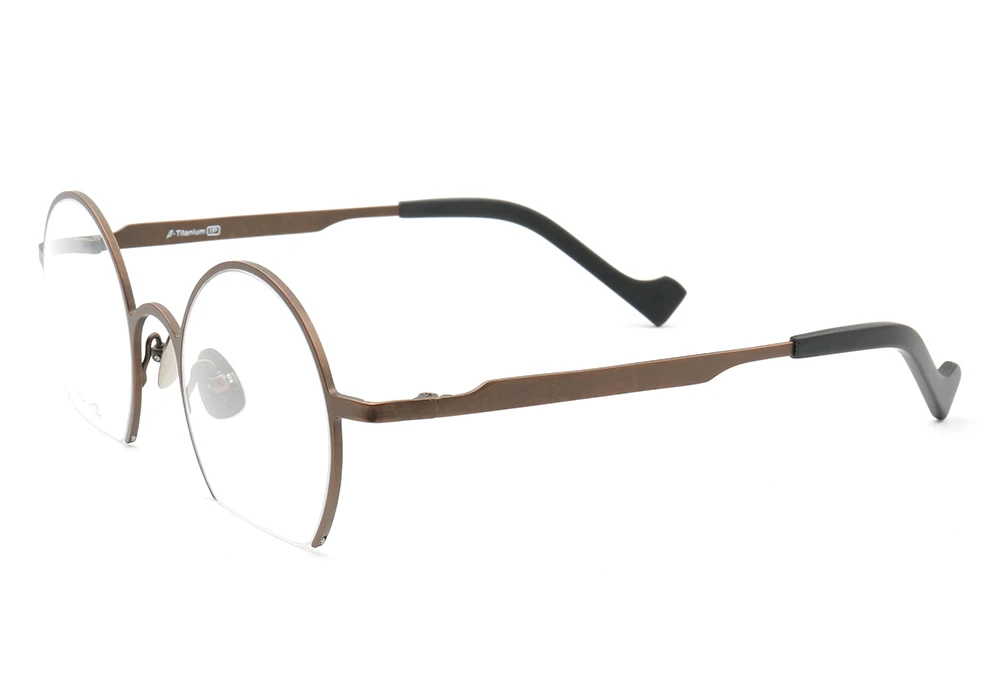 2021 customized Pure Titanium glasses  full frame Optical Frame eyeglasses blue light blocking reading and myopia glasses 7724